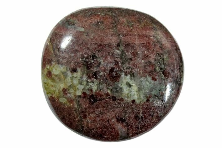 Polished Garnetite (Garnet) Pebble - Madagascar #171749